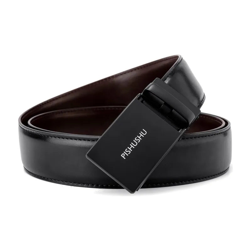 PISHUSHU Leather Belts Men-8
