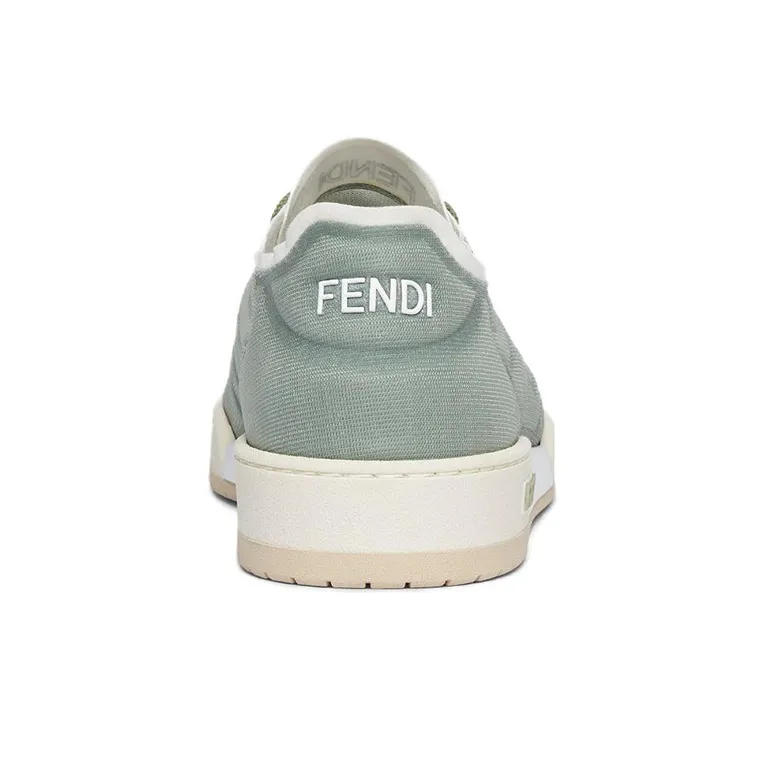 FENDI Match Low Top Mesh 'Green' Women's-3