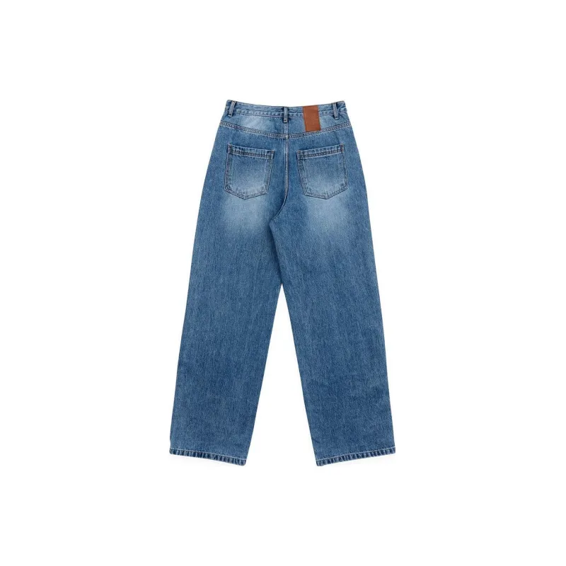 ADER ERROR ADER ERROR Through Editism Series Jeans Women's Denim Blue-1