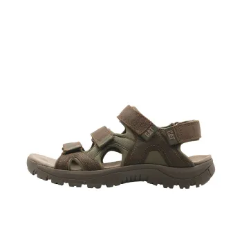 CAT Giles 3 Strap Collection Sports Sandals Men's Brown