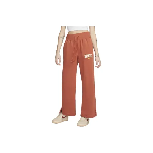 Nike Knitted Sweatpants Women's Orange