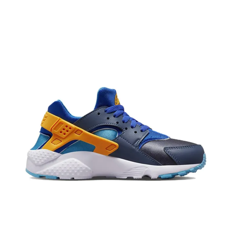 Nike Huarache Run GS 'Diffused Blue Laser Orange'-1