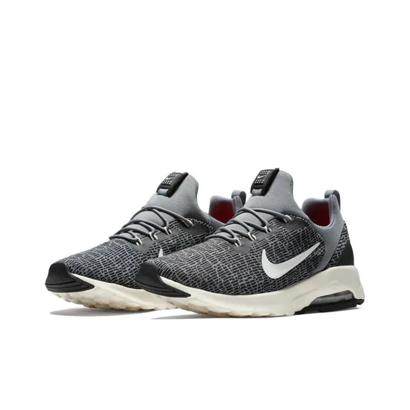 Nike Air Max Motion Racer Cushioning Slip Resistant Low Top Casual Shoes Women's Gray White-1