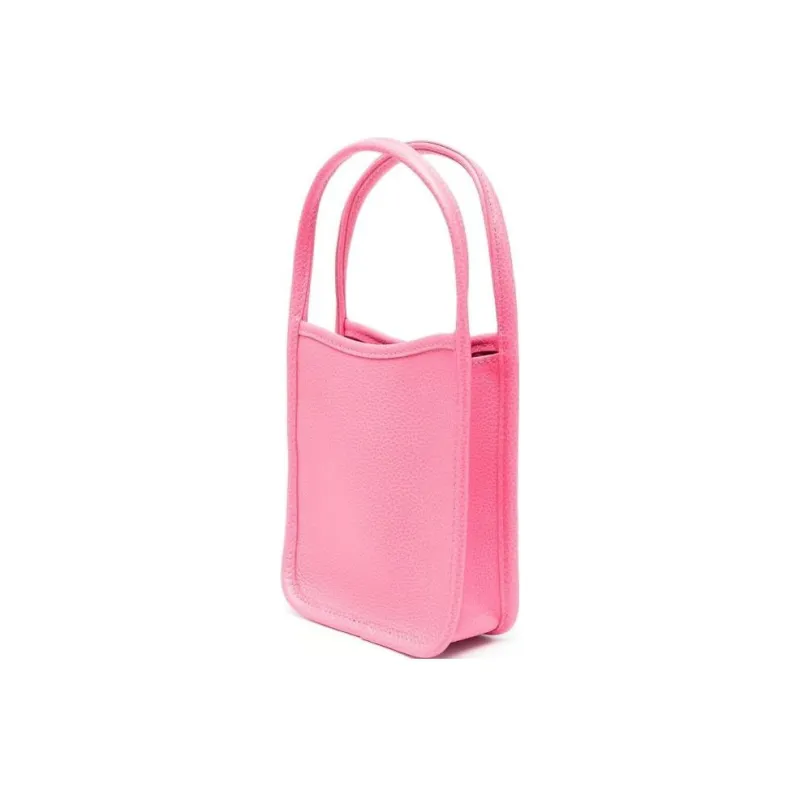 LONGCHAMP Le Foulonné Cow Leather Handbag Mini Women's Candy Pink-1
