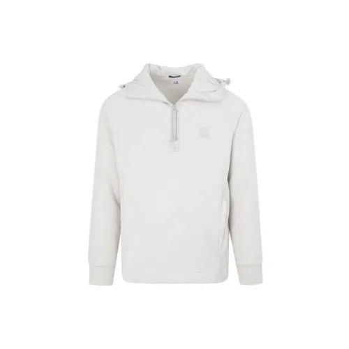 C.P. Company Diagonal Raised Fleece Half-Zipped Hoodie 