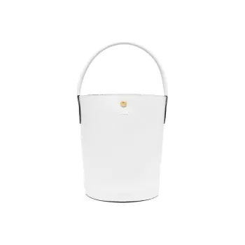 LONGCHAMP Épure Large Cow Leather Bucket Bags Handbags Small Size Women's White
