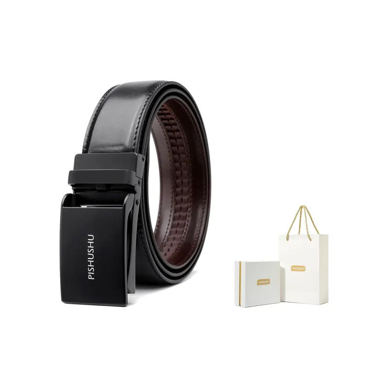 PISHUSHU Leather Belts Men-3