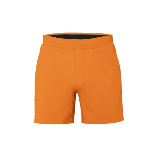 Lululemon Casual Shorts Men Multicolor Autumn Orange