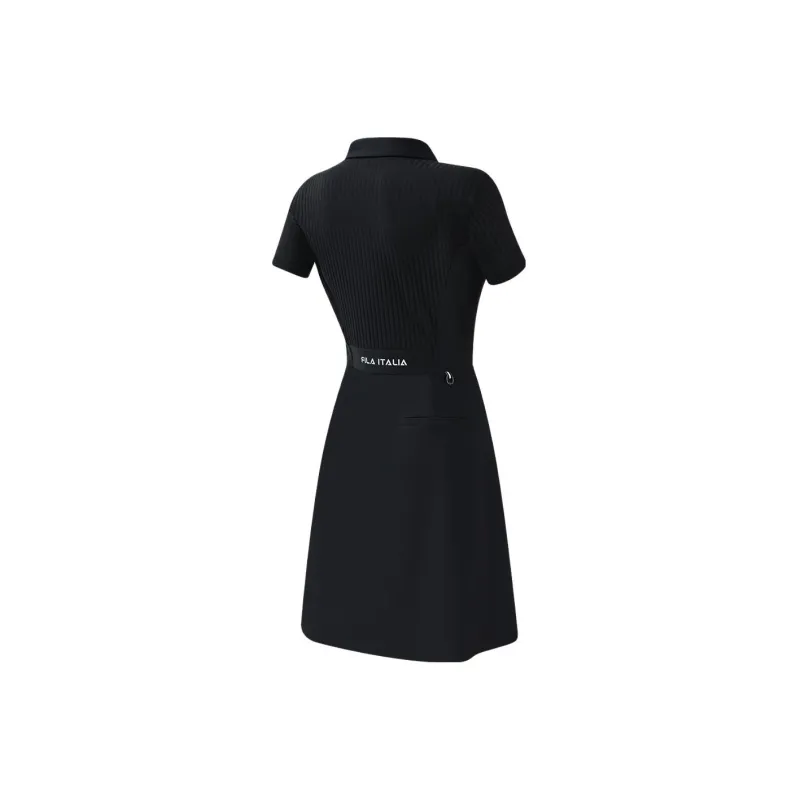 FILA Short Sleeved Dress Women's Legend Blue-1