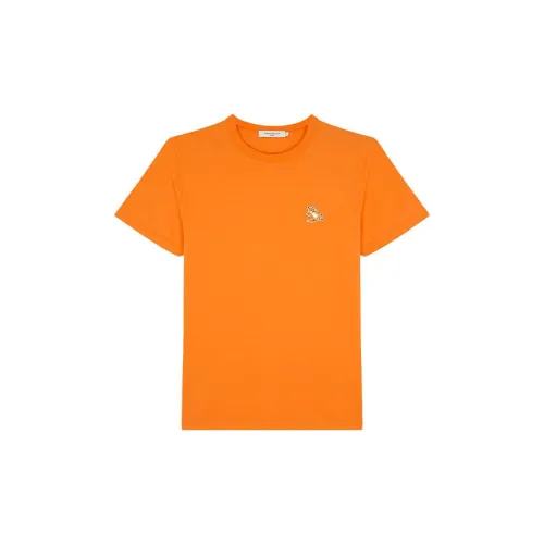 Maison Kitsune T-Shirts Unisex Orange