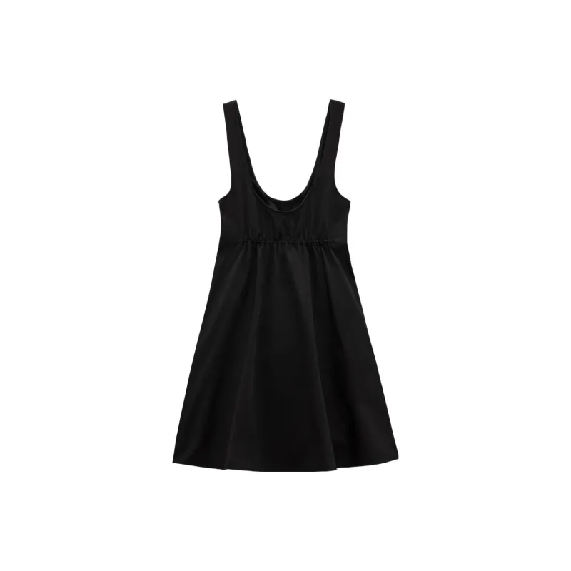 ZARA Slip Dresses Women's Black-1