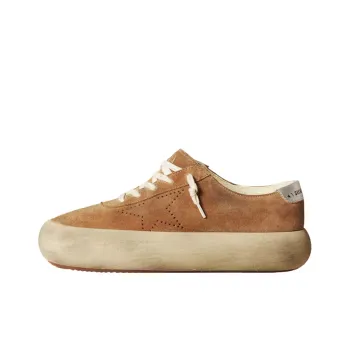 Golden Goose Space Star Skateboard Shoes Women's Low Top Brown