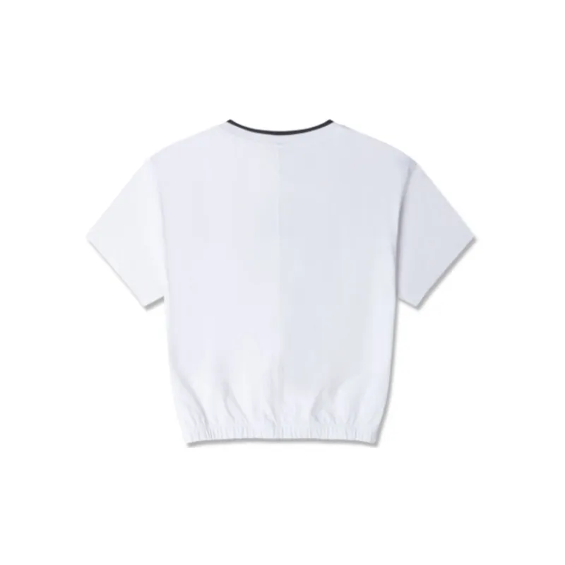Converse Crop Tops Women's White-1