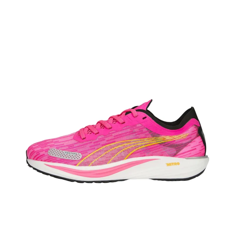 PUMA Liberate Nitro 2 Anti Slip Wear Resistant Low Top Running Shoes Women's Pink-0