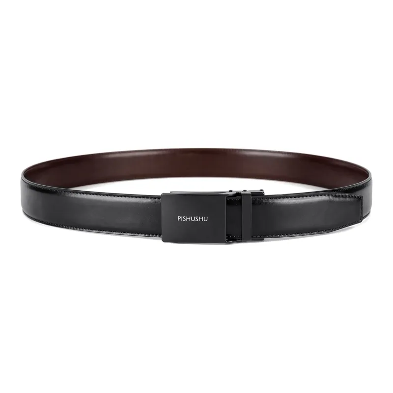 PISHUSHU Leather Belts Men-5