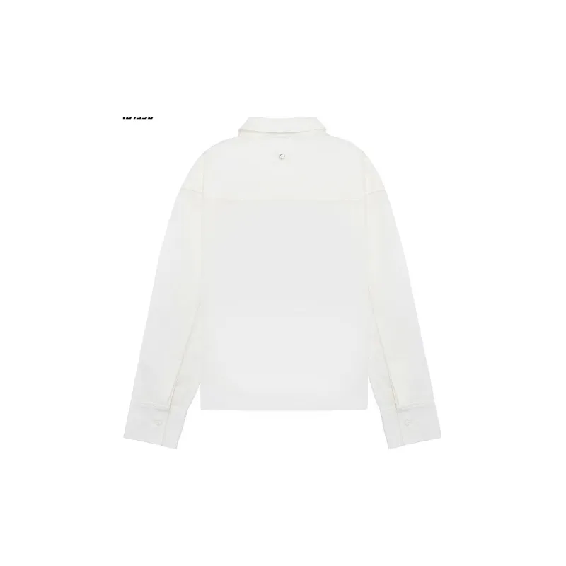 LI NING 1990 Commuter Series Shirts Women's Ecru-1