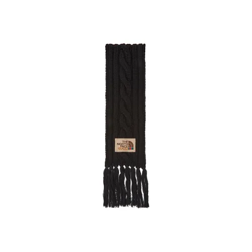 The North Face X GUCCI Knit Scarves Men Black