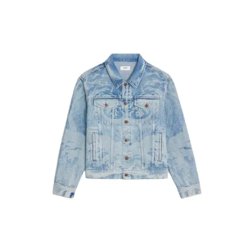 CELINE Denim Jackets Men Blue