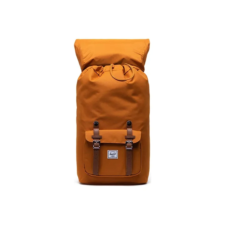 Herschel Polyester Travel Bags Backpack Large Size Unisex Pumpkin Yellow-2