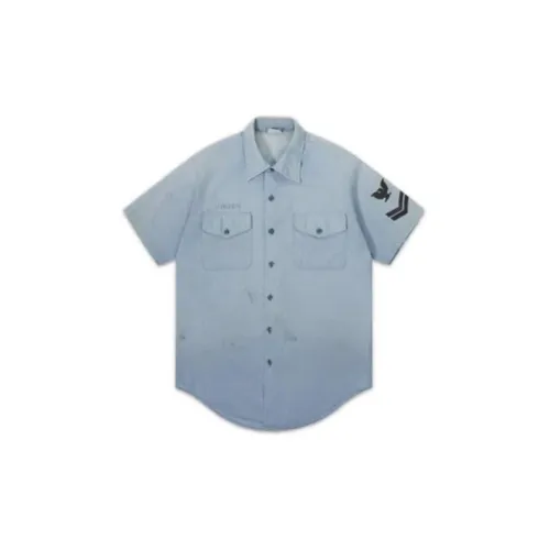 Alpha Industries Vintage Capsule Collection Shirts Men Blue