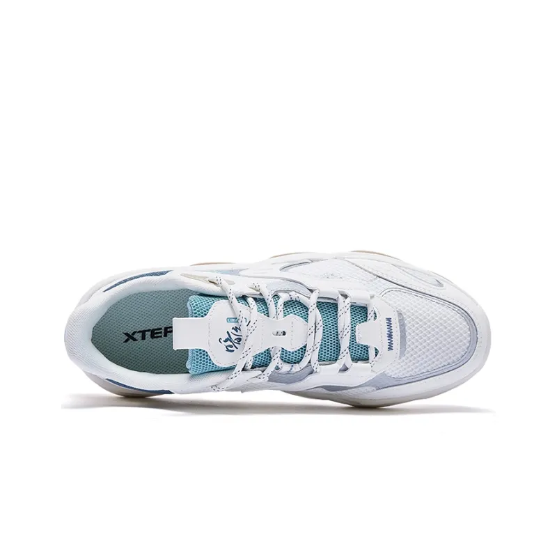 XTEP Undercurrent 2.0 Anti Slip Wear Resistant Skateboard Shoes Men's White-2
