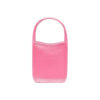 LONGCHAMP Le Foulonné Cow Leather Handbag Mini Women's Candy Pink