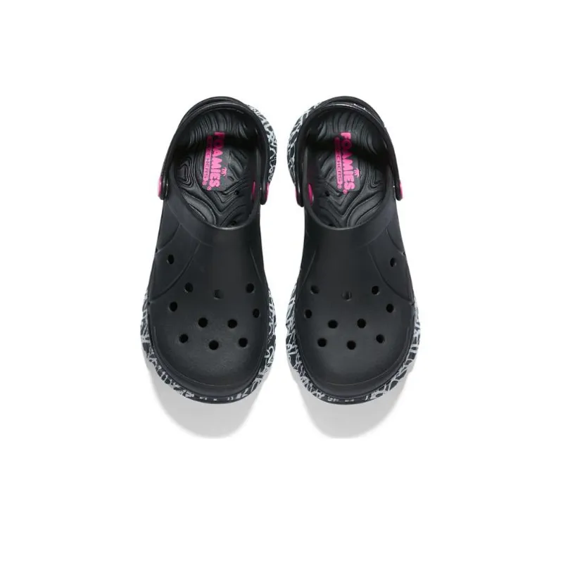 Skechers Max Cushioning Foamies Clogs Women's Black-2