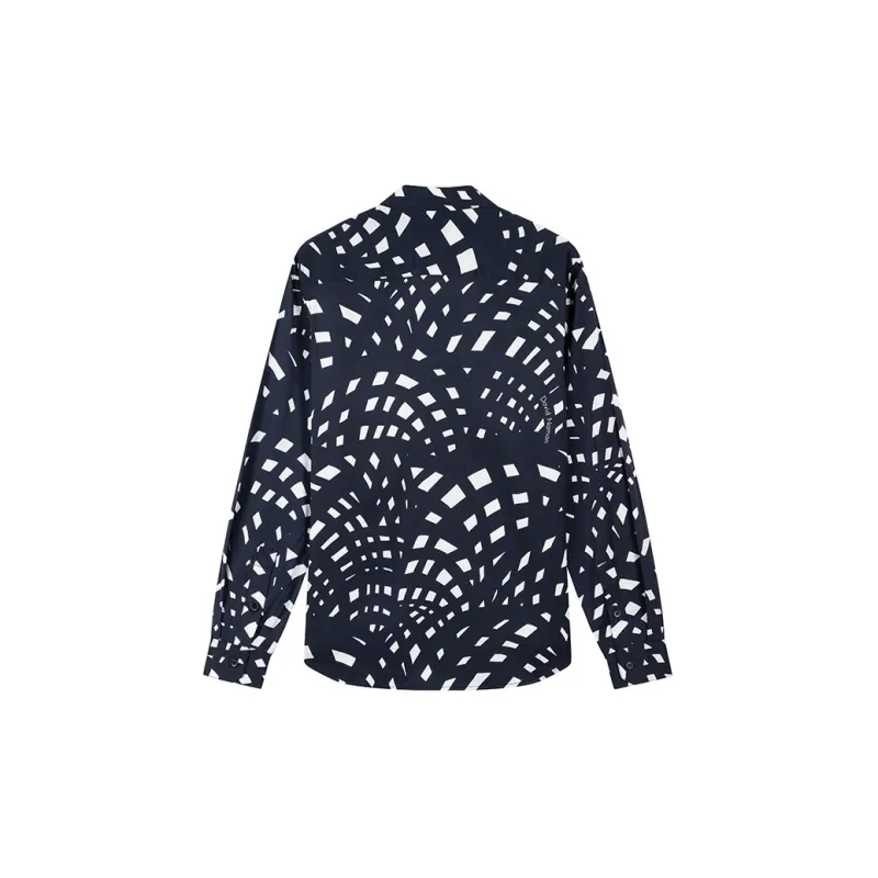 DAVID NAMAN Shirts Men Navy Blue-1
