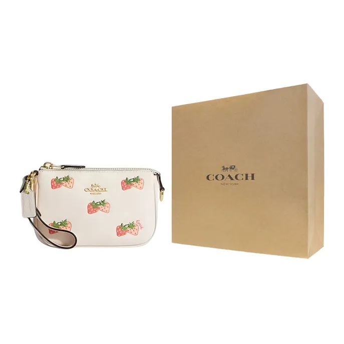 COACH Women's Nolita 15 Strawberry Pattern Handbag-5