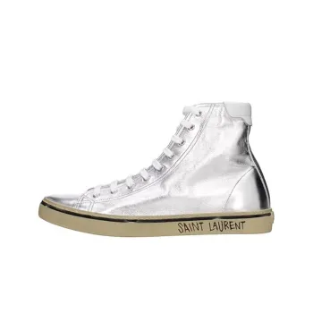 SAINT LAURENT Malibu Sneakers Silver