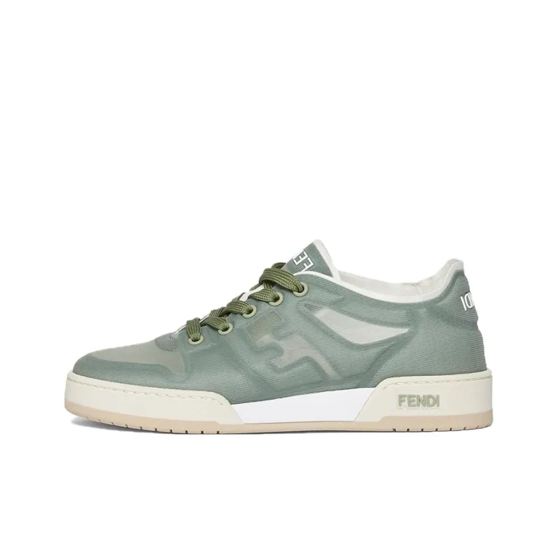 FENDI Match Low Top Mesh 'Green' Women's-0
