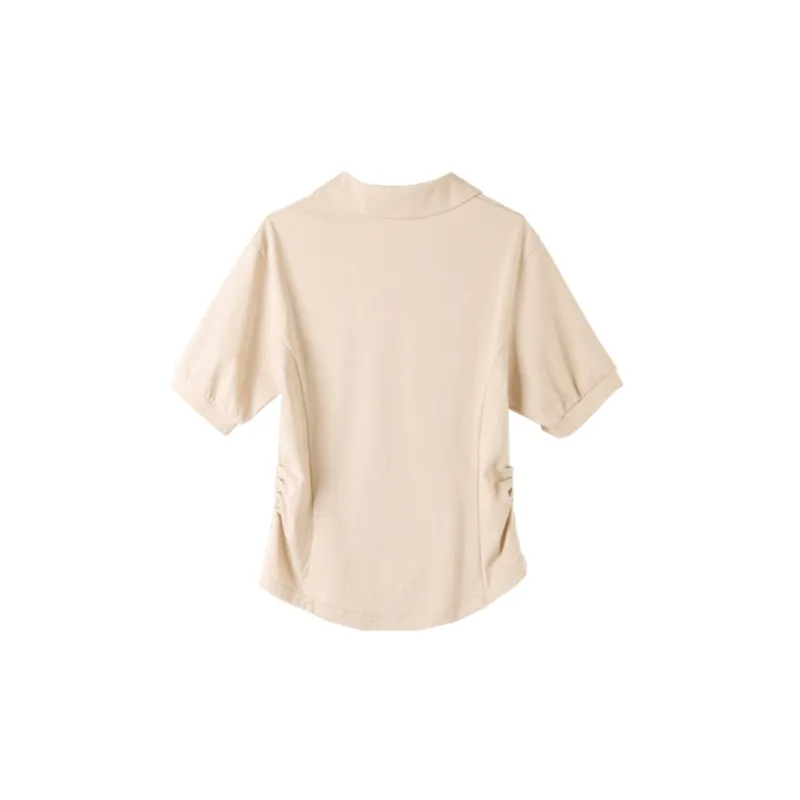 MITUAN T Shirts Women's Khaki-1