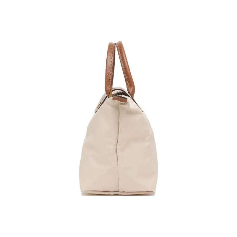 LONGCHAMP Le Pliage Canvas With Leather Canvas Bag Dumpling Bag Handbags Small Size Women's Paper Color-3