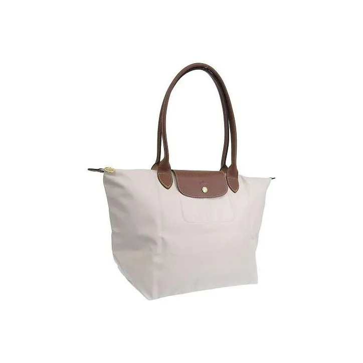 LONGCHAMP Le Pliage Polyamide Canvas With Leather Trim One Shoulder Handbags Large Size Women's Paper Color-2