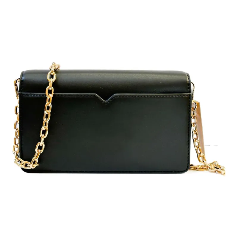 MICHAEL KORS Cece Leather Baguette Bag, Shoulder Bag, Crossbody Bag Medium Size Women's Black-2