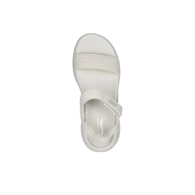 Skechers Go Walk 5 Arch Fit Polished Sandals 'White' Women's-2