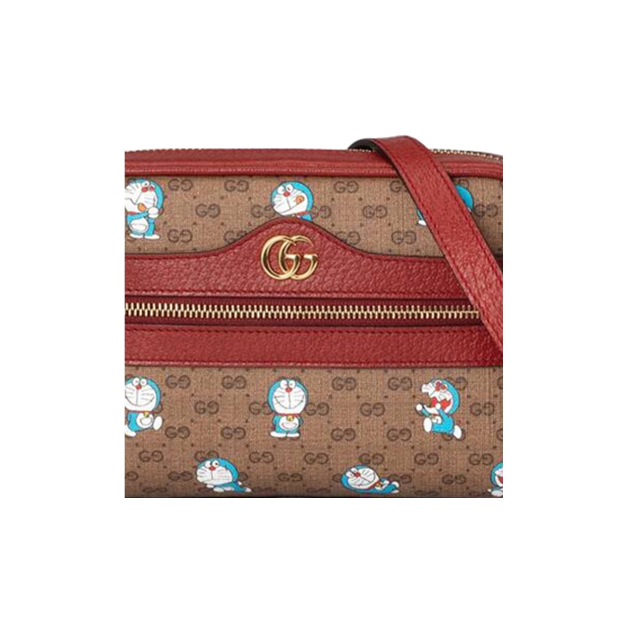 GUCCI Doraemon Collaboration Canvas With Leather Camera Bags GUCCI Doraemon Collaboration Canvas With Leather Camera Bags