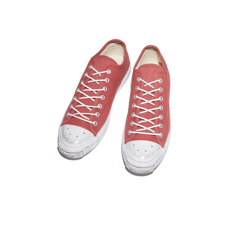 Acne Studios Low Top Stylish Skateboarding Shoes Men's Cherry Red-2