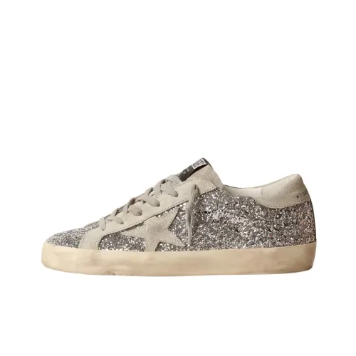 Golden Goose Super-Star Glitter Sneakers