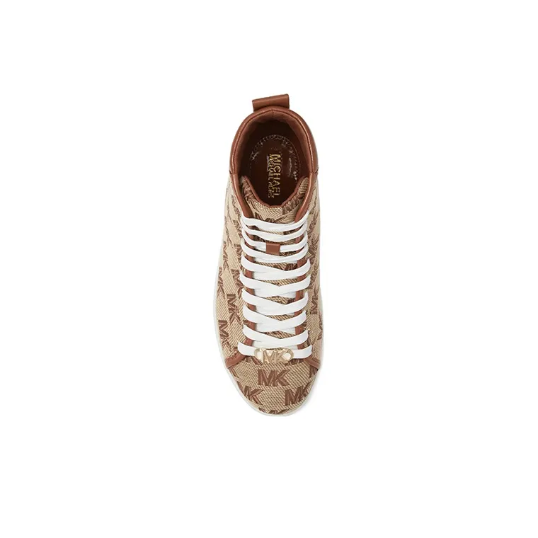 MICHAEL KORS Edie Stylish Skateboarding Shoes Women's Brown-2