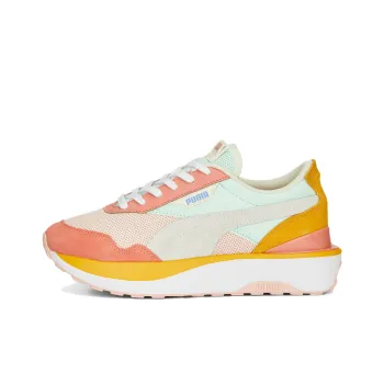 PUMA Cruise Rider Trainer Anti-Slip Wear-Resistant Low-Top Sports Casual Shoes Women's Pink Yellow Blue
