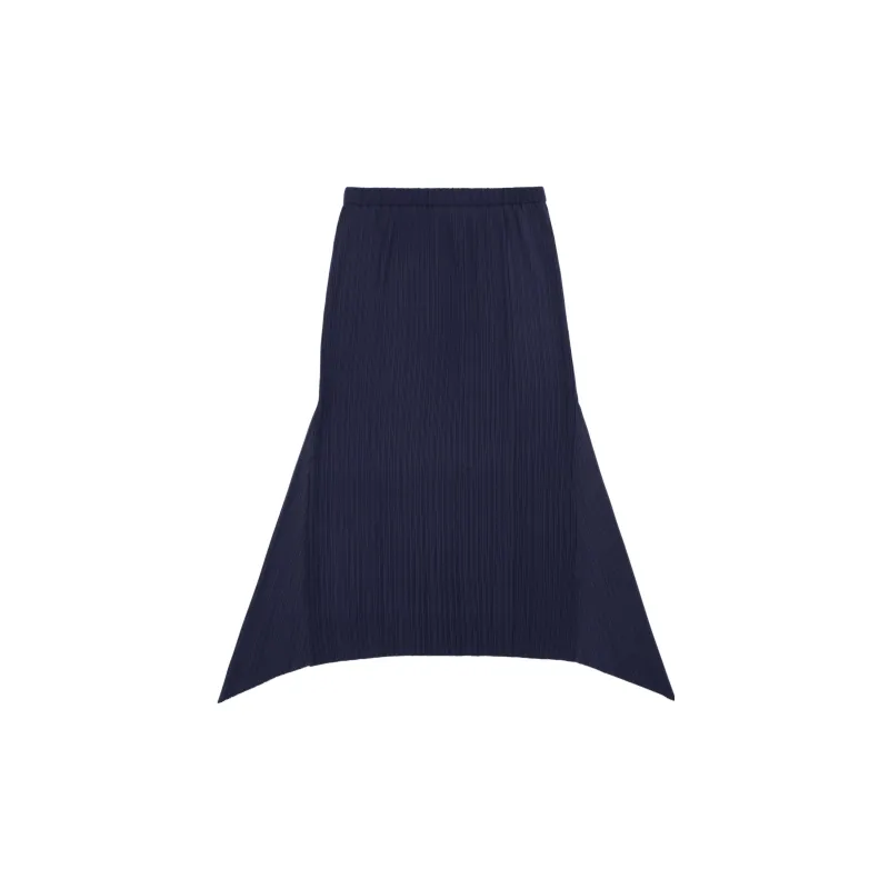 LI NING 1990 Commuter Series Casual Long Skirts Women's Blue-1