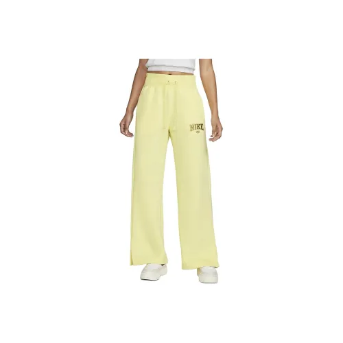 Nike Knitted Sweatpants Women's Yellow