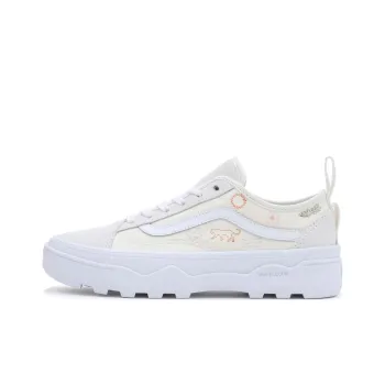 Vans Old Skool Sentry Anti-Slip Wear-Resistant Low-Top Skateboard Shoes Women's White