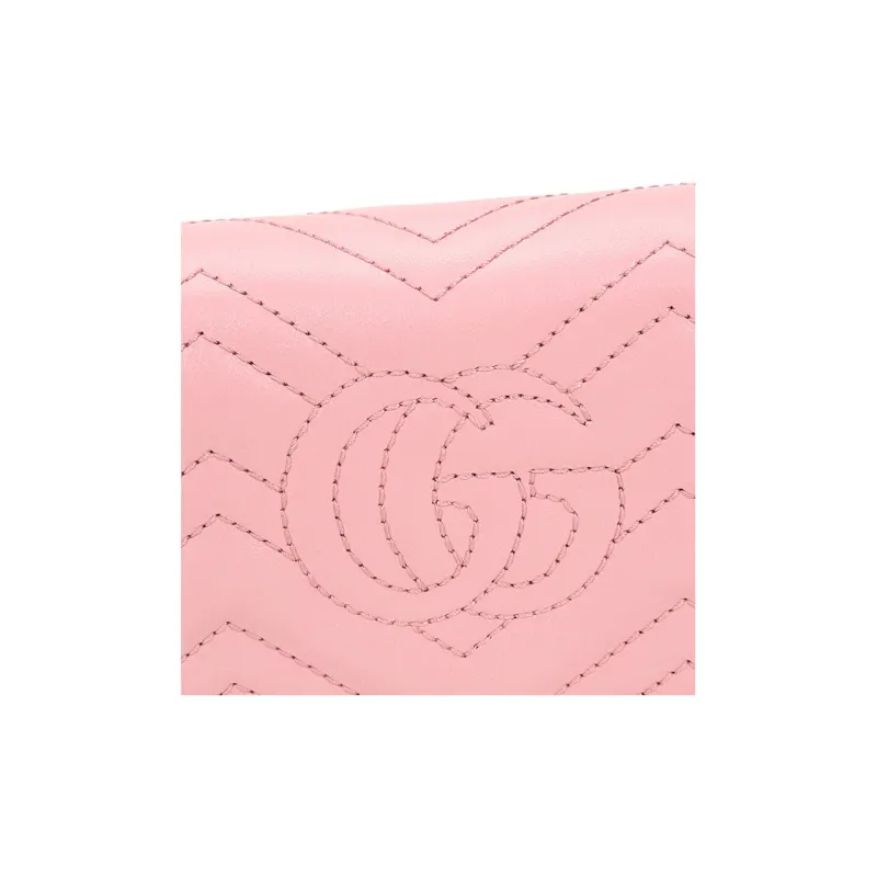 GUCCI MarmontGG Marmont Quilted Leather Chain Bag, Crossbody Bag Mini Women's-6