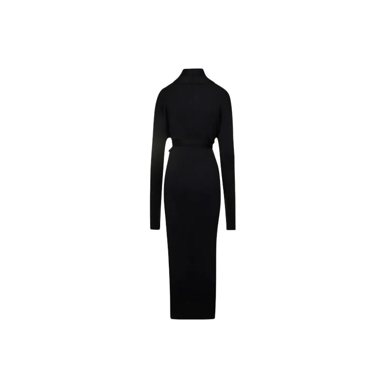 Balenciaga Long Sleeved Wrap Dress-1