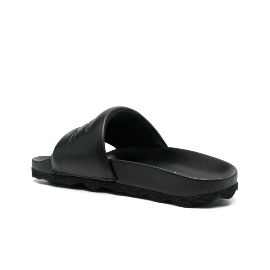 ＊OFF WHITE＊ Bookish Sponge Slides OFF-WHITE Bookish Sponge Slip-On Slides Women's - POIZON