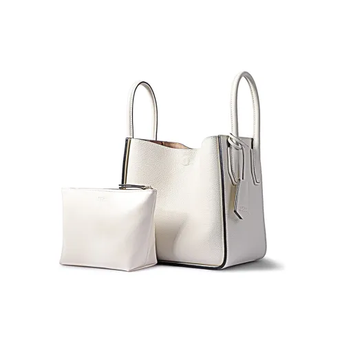 FION Cow Leather Bucket Bag Medium Size Women's Other