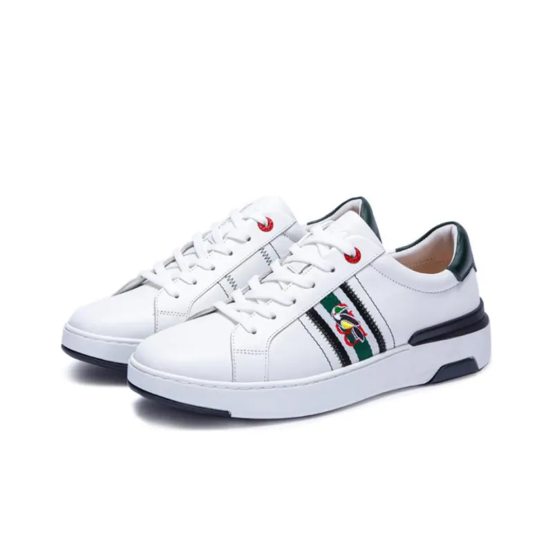 CHCH Casual Shoes Men Low Top White-2
