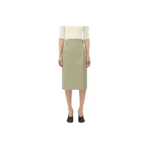 Bottega Veneta Casual Long Skirts Women's Green